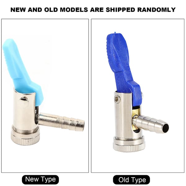 8 mm bil varevogn cykel dæk luftslange oppuster ventil dæk luft chuck stik clip-on