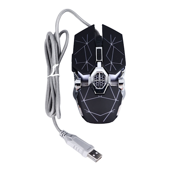 Mekaniskt Gamingmus Precisionskontroll Snabb Respons RGB Ergonomisk Trådbunden Mus för Dator