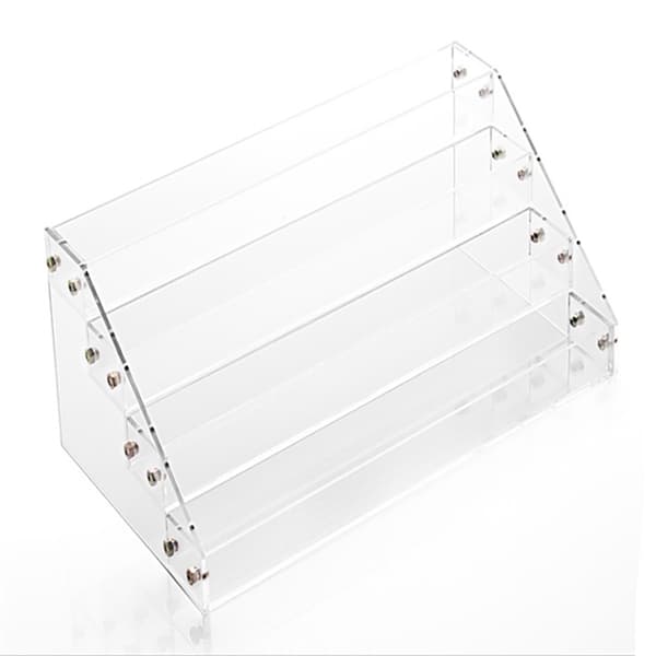 【03】Nail Polish Rack with 4-Layer Plexiglass[HK] Transparent Transparent transparent