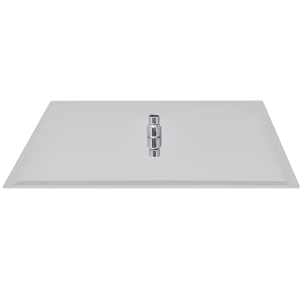 【03】vidaXL Brusehoved til loftbruser, rustfrit stål 50x50 cm Firkantet Sølv Silver silver