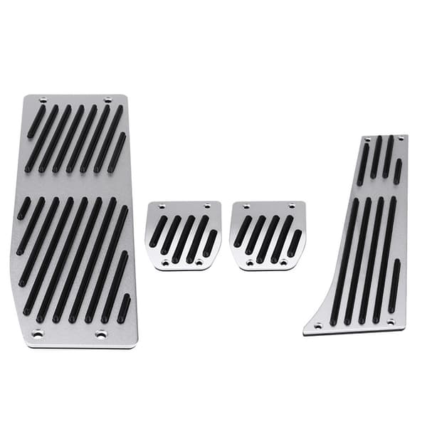 4st Bil Manuell Växellåda Koppling Broms Fotstöd Pedal Pad för 1 3 5 7 X1-serien E30 E32