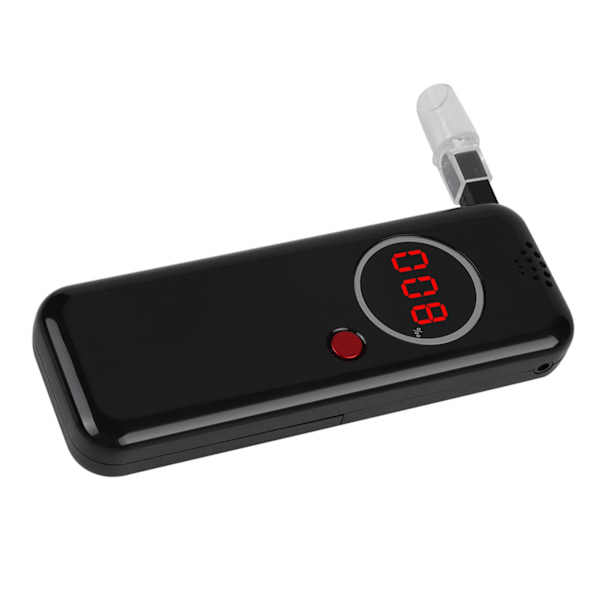 Rød LCD Mini Digital Alkoholtester med Baggrundsbelysning Professionel Politi Alkohol Detektor