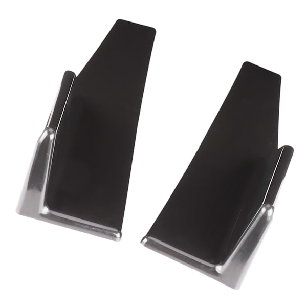 Par Universal Sidokjol Rocker Splitter Sidovinge Vinge Diffuser Bil Kaross Kit Blank Svart 45x8,4 cm