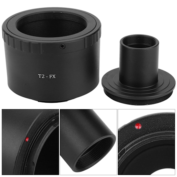T2-FX Metalladapterring för 23,2 mm T-fäste Mikroskop till för Fuji FX-fäste Kamera