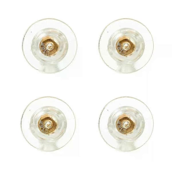 10 stk. 925 sterlingsølv låsbare øreringebagsider erstatningsørepropper kompatibel med Bullet Clutch Back øreringetilbehør 925 Silver