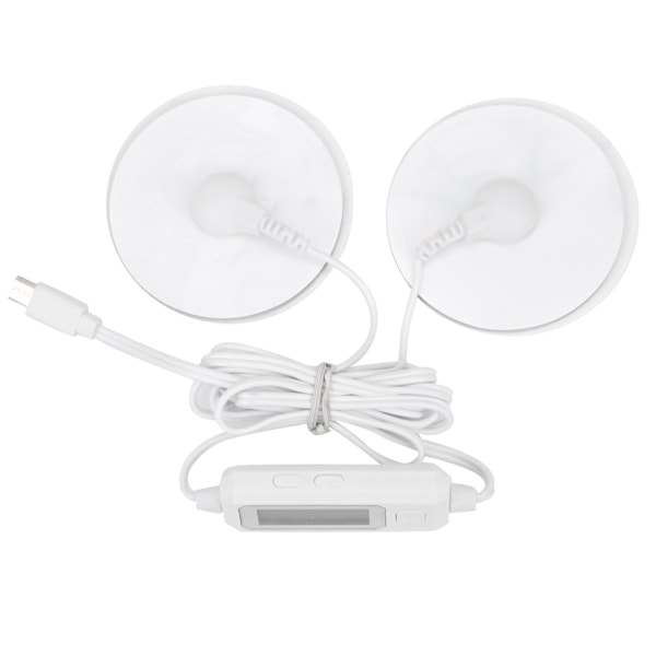 Mobiltelefon Linjekontroll Kroppsmassager Portabel Mini Muskelstimulator med Elektrodplatta
