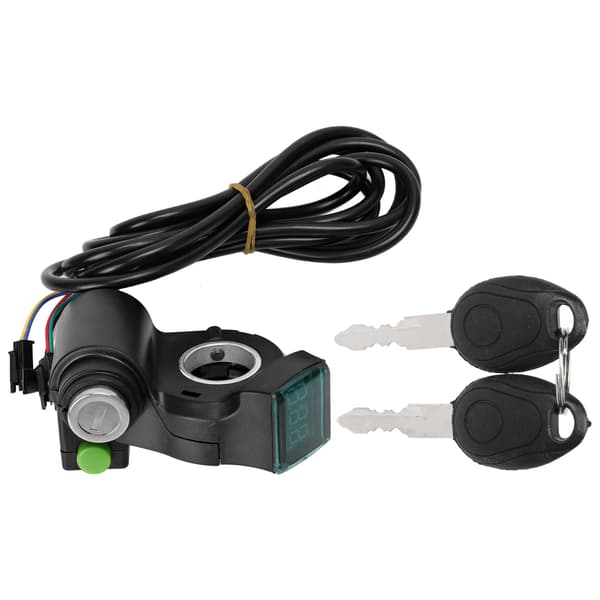 Throttle Grip Styrgreb Twist Throttle med Blå Font Display til Elcykel Motorcykel Tilbehør