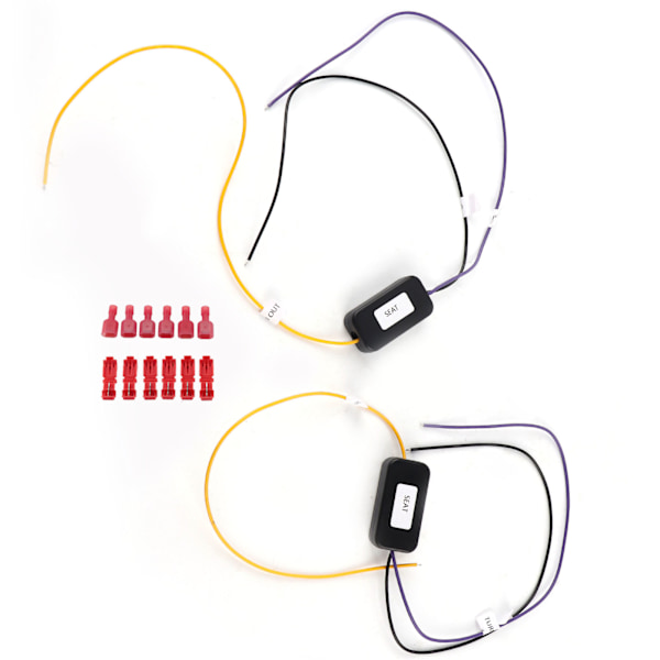 LED Baglygter Dynamisk Blinklys Adapter Ledningsnet Blinklys Modul Sæt Passer til Seat Leon MK3 5F 2013-2020
