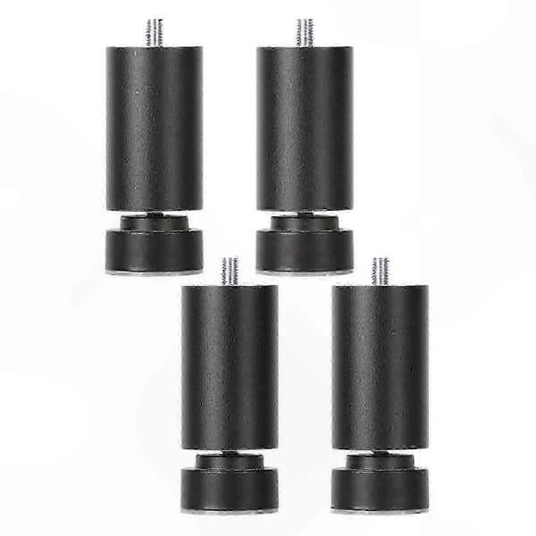 Robust møbelstøtte med justerbare metalben og M10-gevindforbindelse Black 20cm