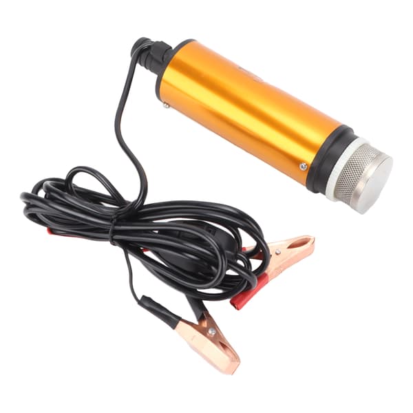 Elektrisk dränkbar pump, portabel mini 12V 51mm DC 30L/min för diesel, fotogen, vatten