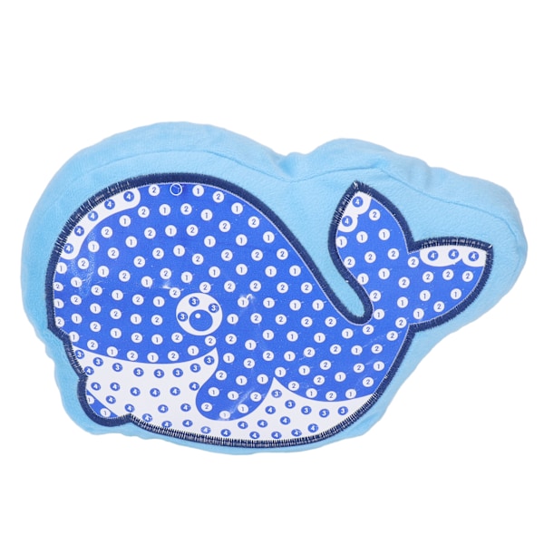 Plush Craft DIY Eläintyyny Turvallinen Luotettava Kirkkaat Värit Hauskaa Dekompressio Eläintyyny Lelut Lapsille Valas 33288