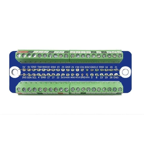 【03】Breakout Expansion Board Industriel Terminal DIY/IoT/Automationsprojekt Kompatibel med Raspberry Pi 4B 3B+ 3B As Shown
