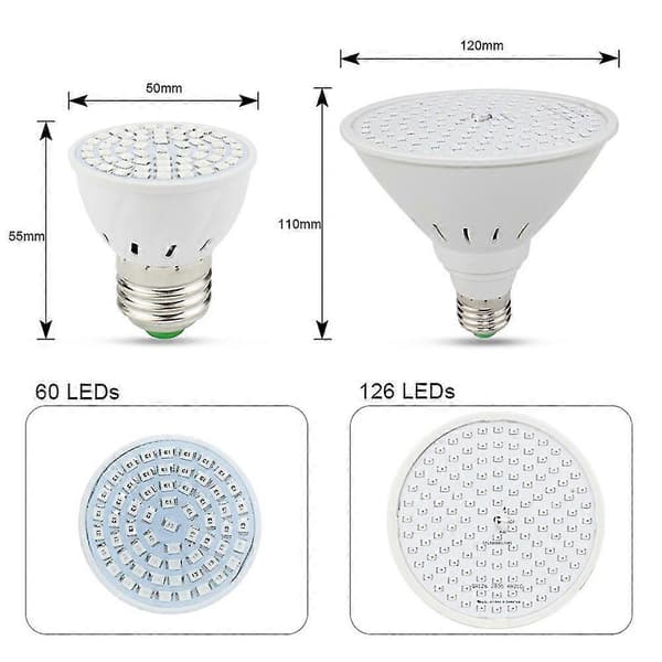 LED-vækstlampe til indendørs planter drivhusplanter 260