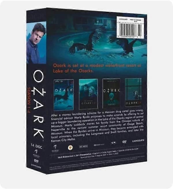 【03】Ozark: Hele tv-serien sæson 1-4 (DVD 14-disk sæt) Ny