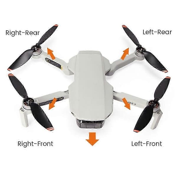 För DJI Mini 2 SE Främre Bakre Armskal OEM Vänster Bakre Arm Reservdel Monivärinen