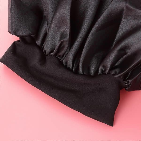 56-58 cm satinturbaner til kvinder, hårbund, sovehætte, bred side, høj modstandsdygtighed, bred side, sovehætte, silkehætte