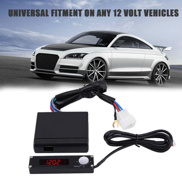 Auton turbotimeri - Digitaalinen LED-pysäköintiajan hidastin (punainen valo)