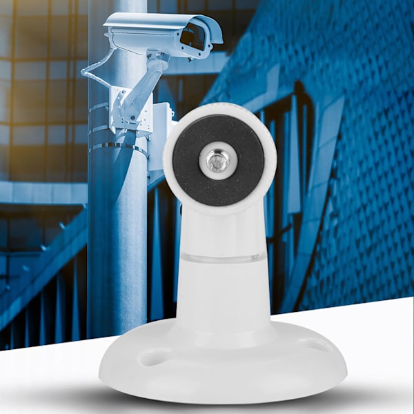 Övervakningskamera CCTV Stativ Väggfäste Roterbart Mini Kamerastöd Stativ Vit