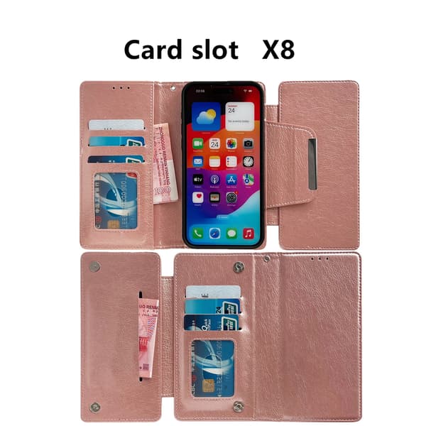 【03】iPhone 13 Pro Max - 2in1 Magneettikotelo / Kuori - Ruusukulta 85