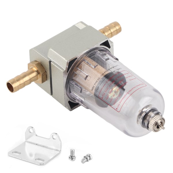 Holdbar Olie Vandseparator Adskillelse Trykluftfilter Universelt Biltilbehør 8mm/0.31in