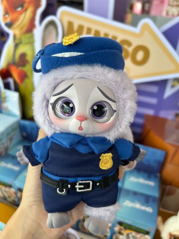 【03】Zootopia vinyl plysch blind box hänge docka trendiga leksaker