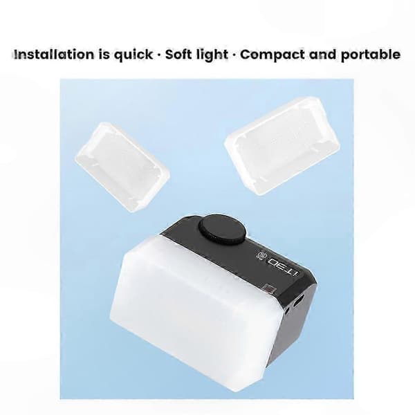 Blød lysdiffusor til IT30 Pro Flash Bærbart belysningstilbehør til fotografering Softbox Modifier White
