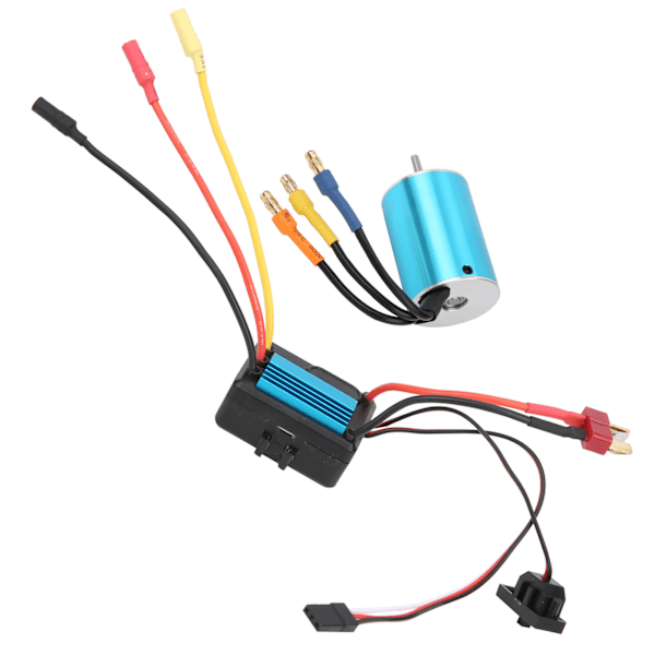 2838 4500KV 4P Sensorløs Børsteløs Motor 35A Børsteløs ESC Passer til 1/14 1/16 1/18 RC Bil