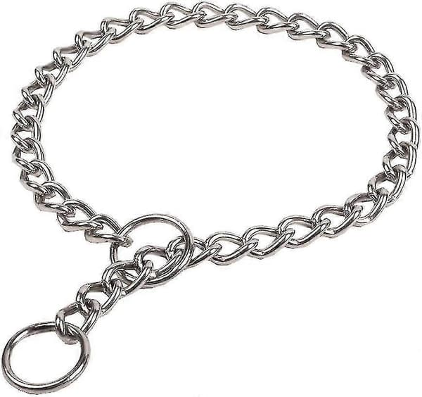 Kæde til hundetræning med kvælerhalsbånd, 24 tommer, 4 mm