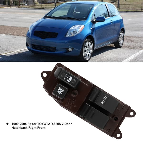 Höger Sidofönsterbrytare Passar Yaris 3-dörrars Halvkombi 84820‑10090