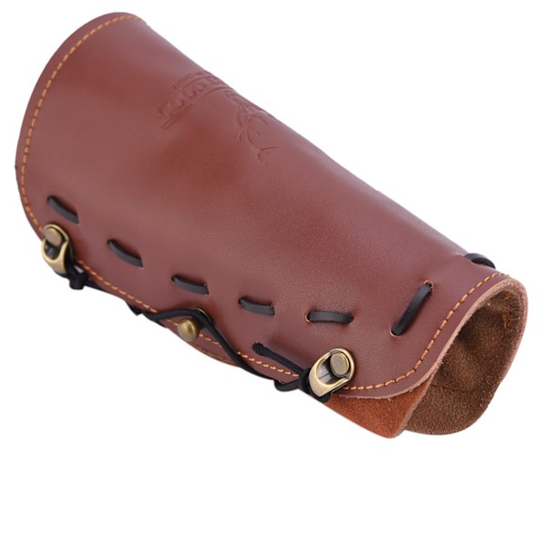 Skytte Bågskytte Pil Läder Armskydd Skydd Säker Rem Armband
