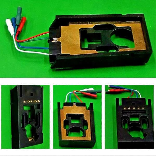 Headshell-pidike TK12 Dual 1009-F 1009 1010-A 1010-F 1015 1015F 1019 -varaosille Black