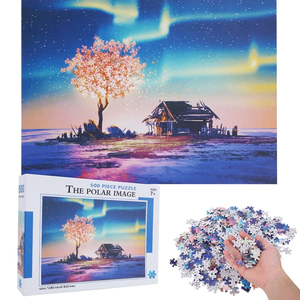 500 st Barn Utsökta Mönster Pussel Jigsaw Förälder Barn Interaktion Leksaker Gåva (LL5004)