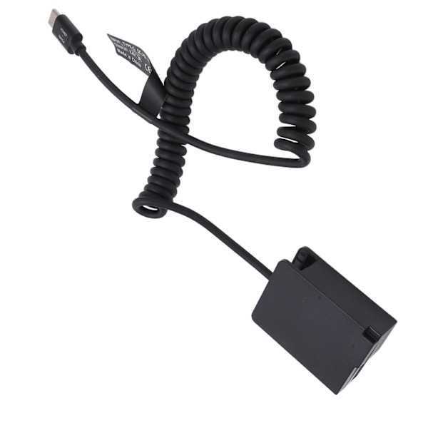 Typ C DMWDCC8 Fullt Avkodad Dummy Batteri Pack Kopplingsadapter med Flexibel Spiralkabel för G5 Kamera