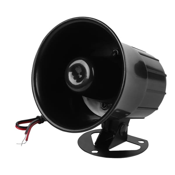 Utomhussäkerhetslarmsystem med 15dB Hög Horn Siren Högtalare - DC 12V