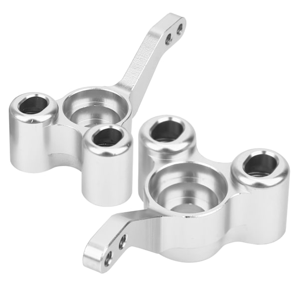 2 stk. bagakselssæde i aluminiumslegering 122012(02166) Passer til HSP 1/10 RC Bil 94122 94188 Sølv