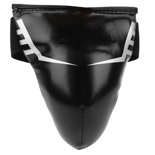 Grenskydd Svart PU Boxning Sanda Skrotchskydd Jockstrap Cup för 5‑9 Barn