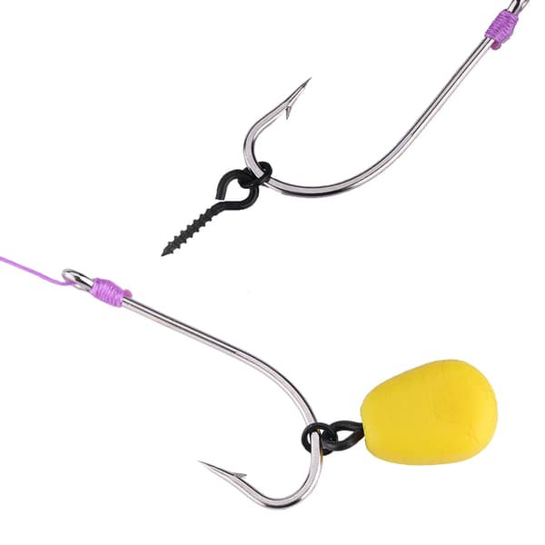 10 stk. Stål Fiske Pop Up Pløkker Agn Skruer Med Link Loop Terminal Tackle Tilbehør