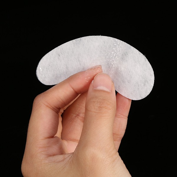50 par/set Ögonfransförlängning Hydrogel Under Eye Gel Pad Patch Sticker Tape Skönhetsverktyg Lila
