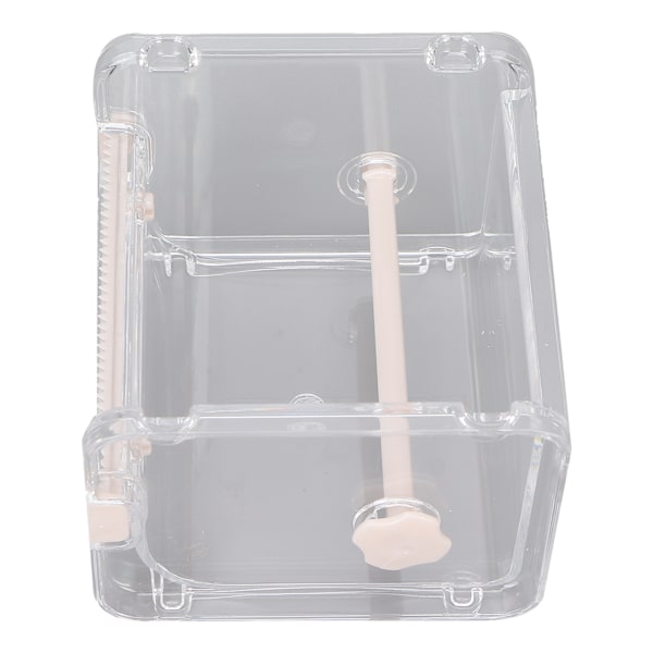 Transparent Multi Masking Tape Cutter Dispenser Synlig Rullteiphållare för Hemmakontor Skola Beige