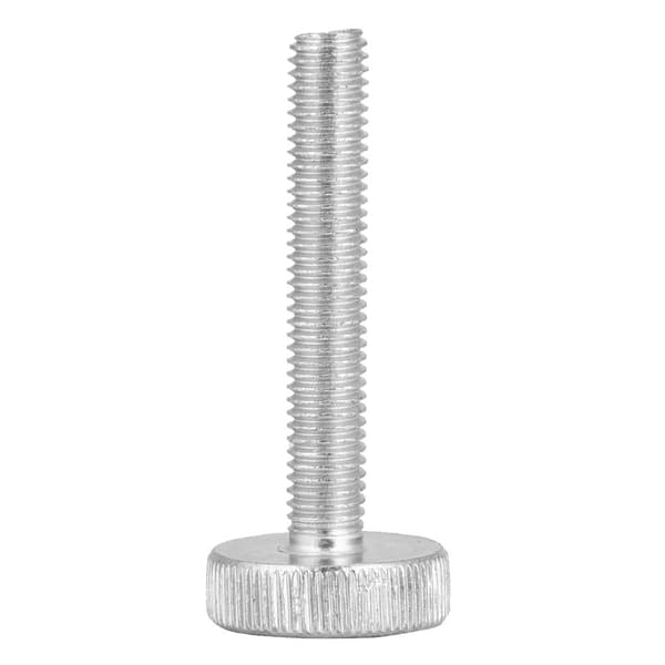 10kpl M8 sinkitty hiiliteräs litteä pyälletty pää pultit peukaloruuvit (M8*50)