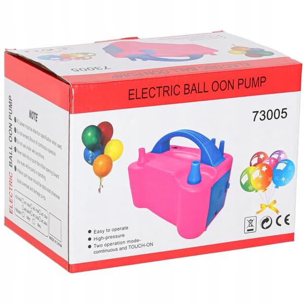 【03】Elektrisk ballonpumpe 600W med dobbelte dyser til hurtig oppustning