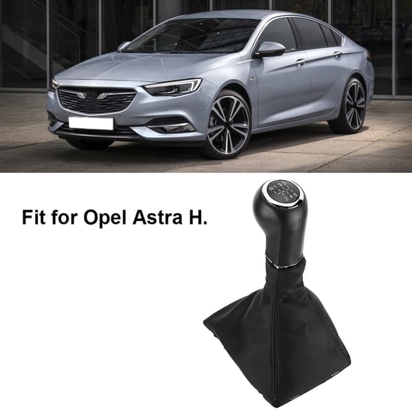 6-trins gearknop med støvmanchet til Opel Astra H