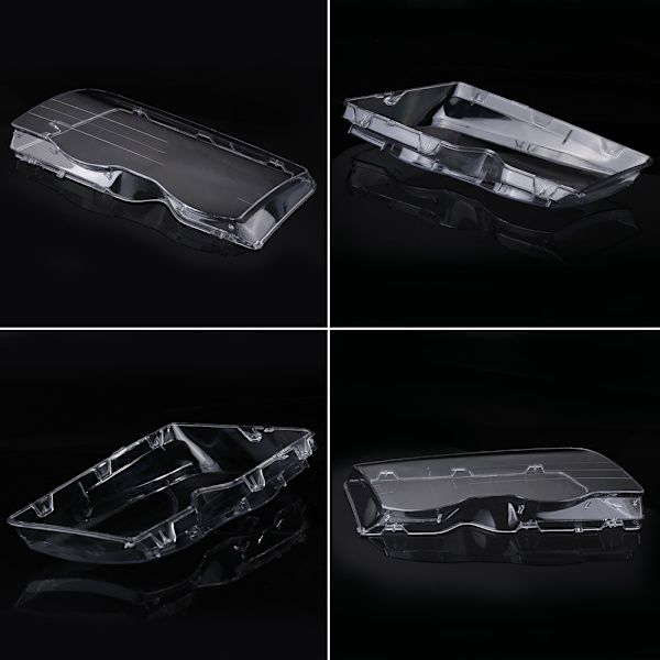 Strålkastarglas för BMW E46 3-serie 1998-2001 4-dörrars (1 par)