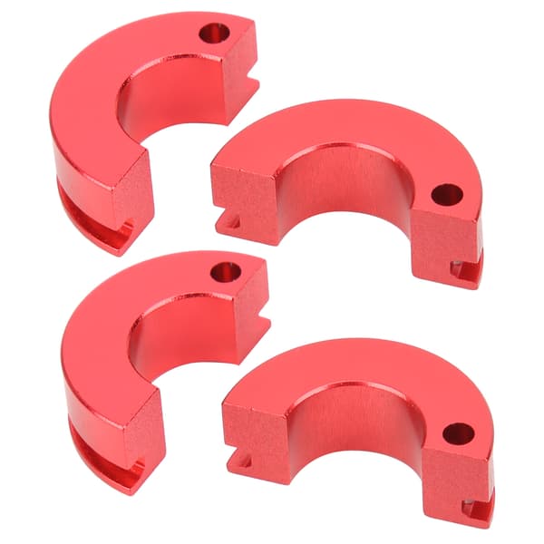 2Set RC Koppling Aluminiumlegering Kopplingsbackar med Fjäder Passar för Nitro HSP 1/10 Fjärrkontrollbil Röd