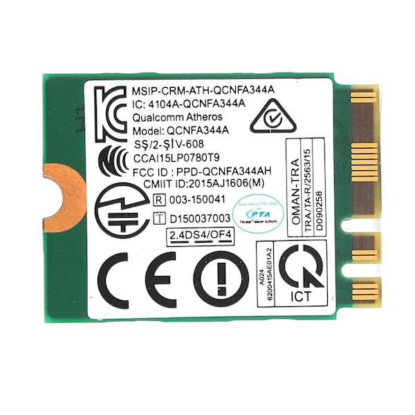 DualBand Trådløst Netværkskort QCNFA344A WiFi til Bluetooth Chip Model Trådløst Modul til Windows
