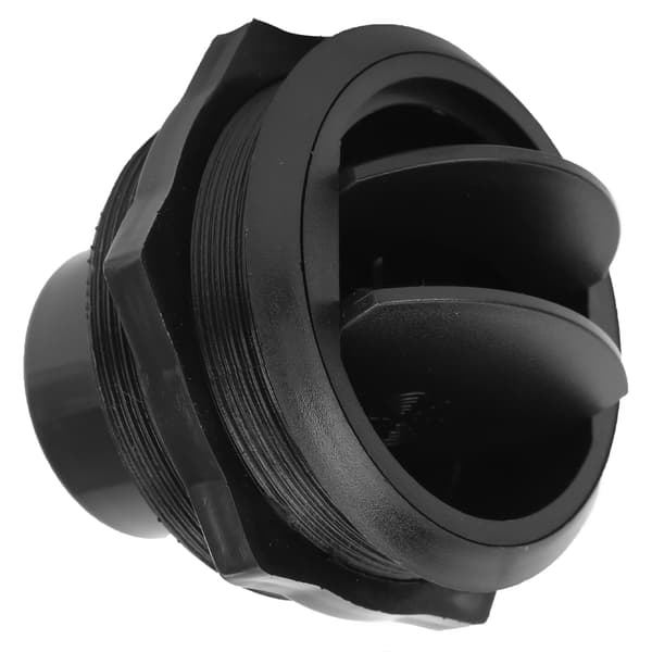 82/75/46mm Luftkonditioneringsutlopp Lång Typ Svart Rund för Buss Byggfordon