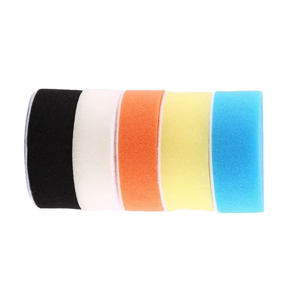 5 st 6\" Svamp Polering Vaxning Pad Kit Verktyg för Bil Polermaskin Buffer