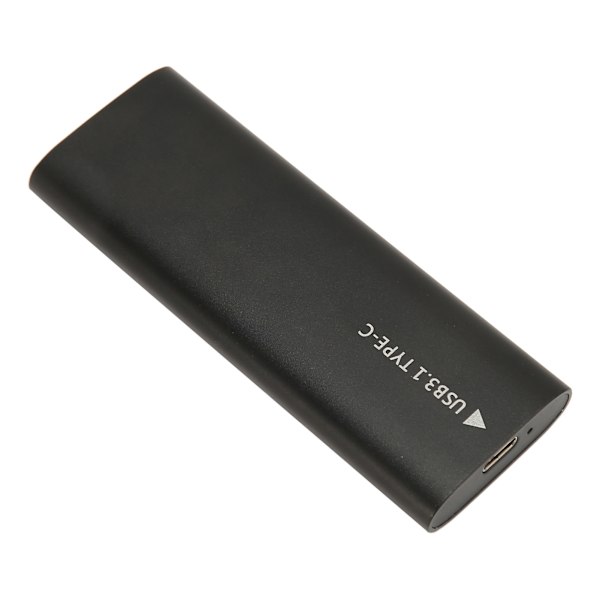 M.2 SATA SSD -kotelo USB C 3.1 10 Gbps UASP Trim Alumiiniseos Type C SSD -kotelo 2280 2260 2242 2230 -kokoisille NVME- ja NGFF-protokollille, musta