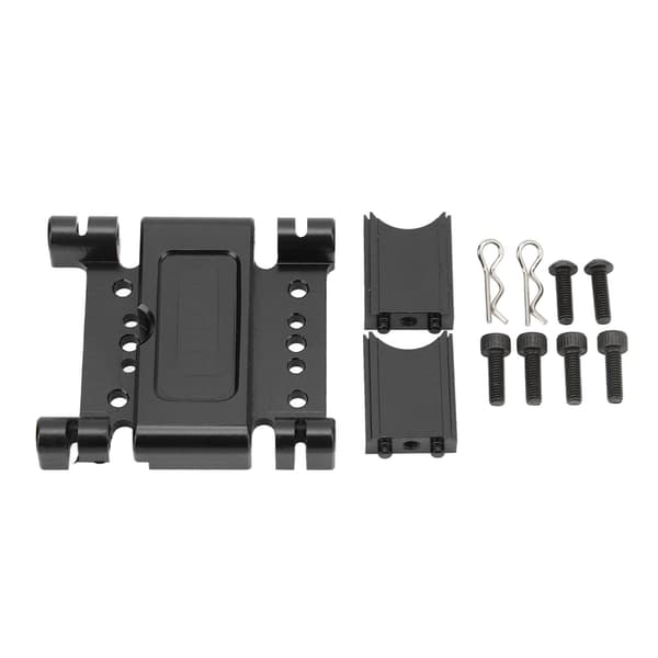 RC Medium Difference Fixing Plate Aluminium Alloy CNC Machining Udskiftelige RC Dele til ARRMA 1/7 1/8 Sort