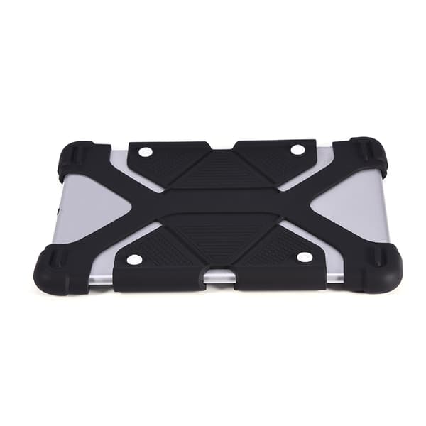 Justerbar silikonebeskytter Universal til iPad/Samsung/Lenovo Tablet (Sort 7,9-9\")